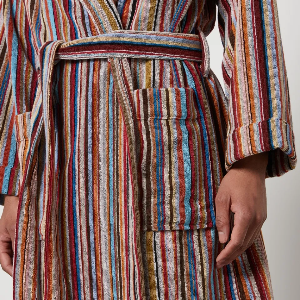 Loungewear|Dr. Martens Paul Smith Striped Cotton-Towelling Dressing Gown - S