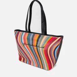 Bags|Dr. Martens Paul Smith Swirl Striped Leather Tote Bag