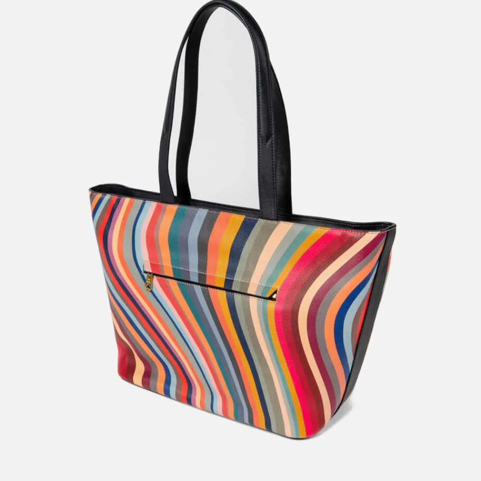Bags|Dr. Martens Paul Smith Swirl Striped Leather Tote Bag