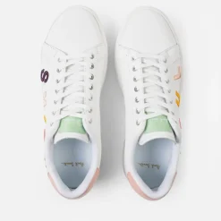 Trainers|Dr. Martens Paul Smith Women's Lapin Letters Leather Trainers - UK 3