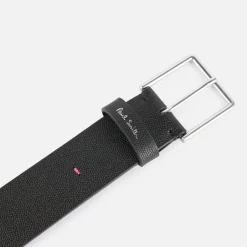 Belts|Dr. Martens Paul Smith Zebra Badge Pebble-Effect Belt - W34