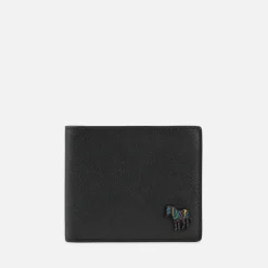 Wallets|Dr. Martens Paul Smith Zebra Billfold Pebble-Grain Leather Wallet
