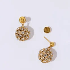 Jewellery|Dr. Martens Pearl Octopuss.y Crystal Spheres Gold-Plated Earrings