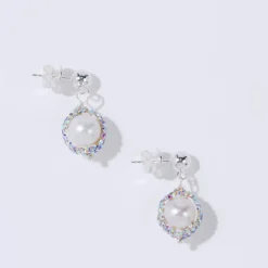 Jewellery|Pearl Octopuss.y Freshwater Pearl Silver-Plated Drop Earrings