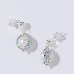 Jewellery|Pearl Octopuss.y Freshwater Pearl Silver-Plated Drop Earrings