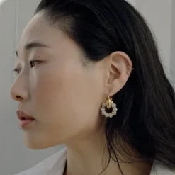 Jewellery|Dr. Martens Pearl Octopuss.y Les Créoles Petites Two-Tone Hoop Earrings