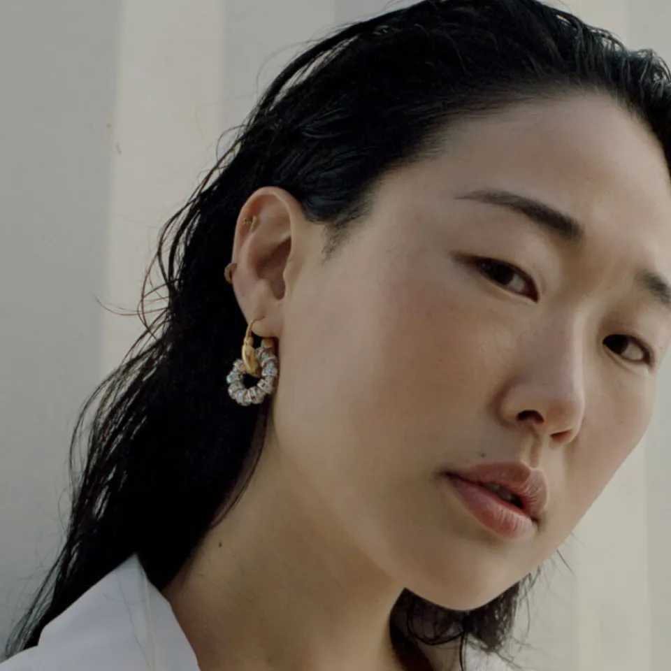 Jewellery|Dr. Martens Pearl Octopuss.y Les Créoles Petites Two-Tone Hoop Earrings