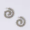Jewellery|Pearl Octopuss.y Spiral Silver-Plated Hoop Earrings