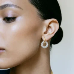 Jewellery|Dr. Martens Pearl Octopuss.y Tiny Créoles Gold-Plated Earrings