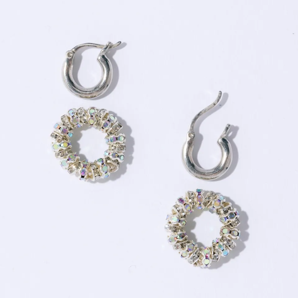 Jewellery|Dr. Martens Pearl Octopuss.y Tiny Créoles Silver-Plated Earrings