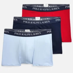 Underwear|Polo Ralph Lauren 3 Pack Classic Cotton-Jersey Boxer Trunks - S