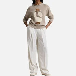 Knitwear|Dr. Martens Polo Ralph Lauren Bear Intarsia Cotton-Knit Pullover - L