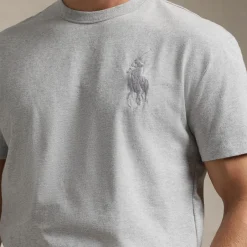T-Shirts|T-Shirts|BOSS Black Polo Ralph Lauren Big Pony Logo Cotton-Jersey T-Shirt - S