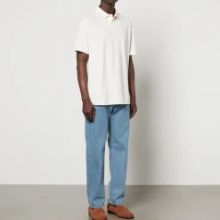 Polo Shirts|Polo Ralph Lauren Big Pony Embroidered Cotton-Piqué Polo Shirt - M
