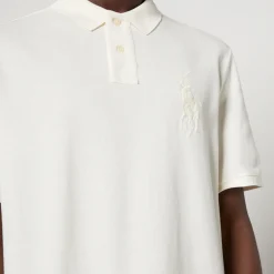 Polo Shirts|Polo Ralph Lauren Big Pony Embroidered Cotton-Piqué Polo Shirt - M