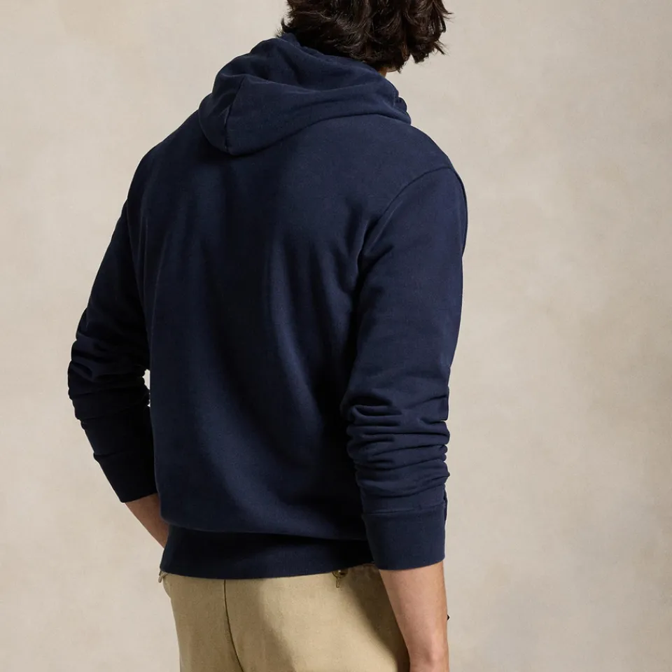 Sweatshirts|Polo Ralph Lauren Big Pony Logo Cotton-Jersey Hoodie - S
