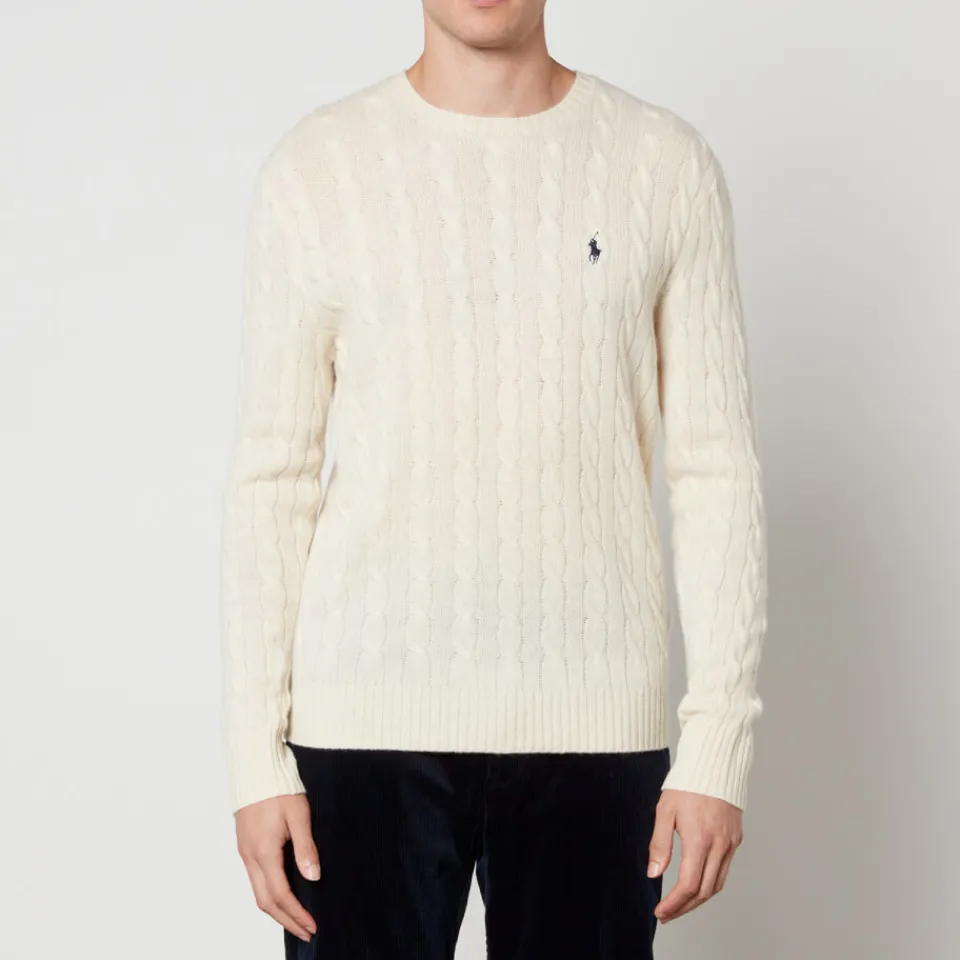 Knitwear|Dr. Martens Polo Ralph Lauren Cable-Knit Wool-Blend Jumper - XL
