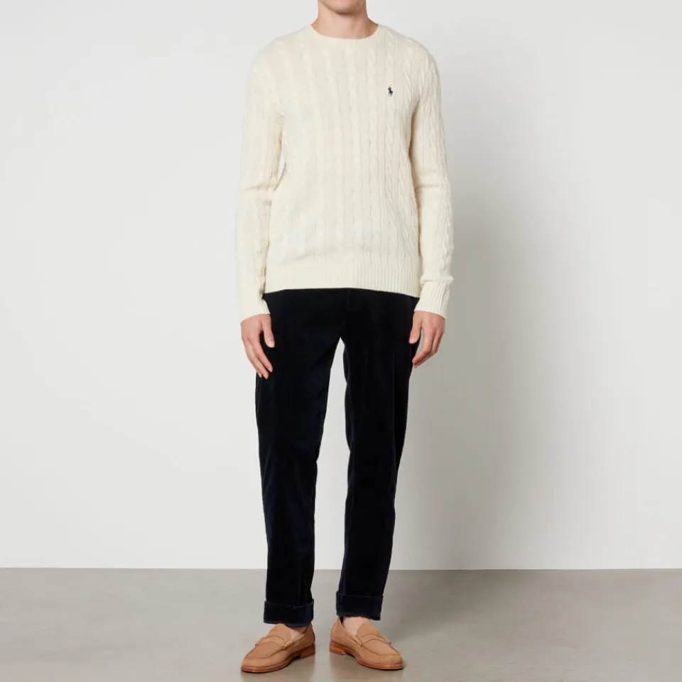 Knitwear|Dr. Martens Polo Ralph Lauren Cable-Knit Wool-Blend Jumper - XL
