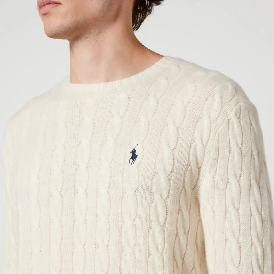 Knitwear|Dr. Martens Polo Ralph Lauren Cable-Knit Wool-Blend Jumper - XL