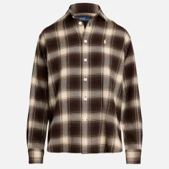 Shirts And Blouses|Dr. Martens Polo Ralph Lauren Checked Cotton-Flannel Shirt - UK 6
