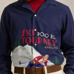 Shirts|Shirts|Dr. Martens Polo Ralph Lauren Classic Fit Ski Print Chambray Shirt - XXL