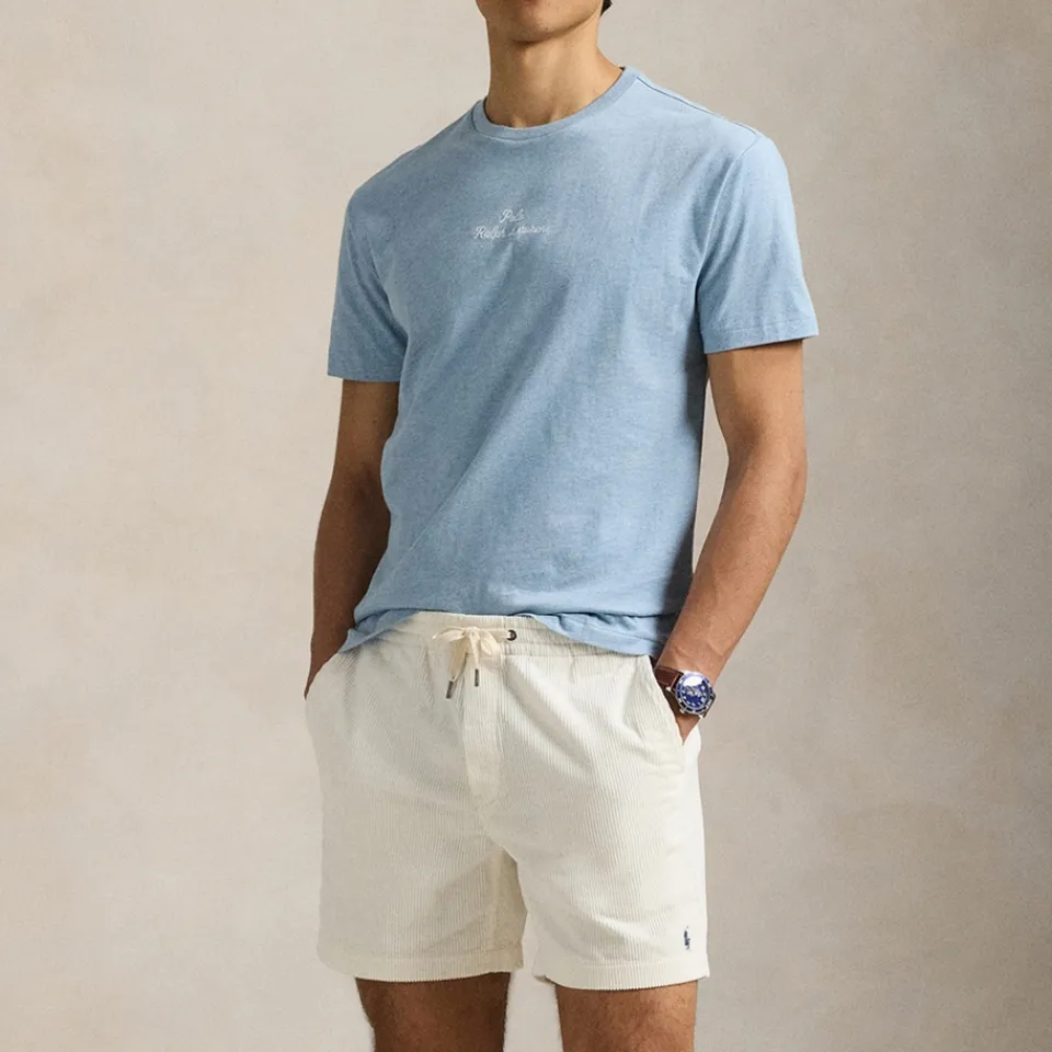T-Shirts|T-Shirts|Calvin Klein Polo Ralph Lauren Classic Fit Cotton-Jersey Embroidered Script T-Shirt - S