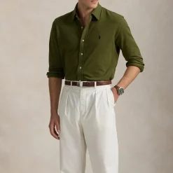 Shirts|Shirts|Polo Ralph Lauren Classic-Fit Cotton-Piqué Shirt - S