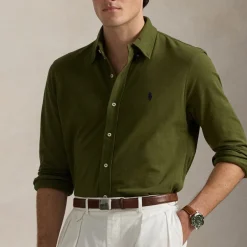 Shirts|Shirts|Polo Ralph Lauren Classic-Fit Cotton-Piqué Shirt - S