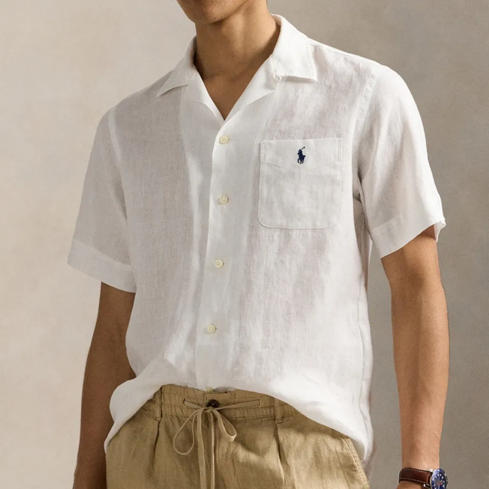 Shirts|Shirts|Polo Ralph Lauren Classic Fit Linen Shirt - S