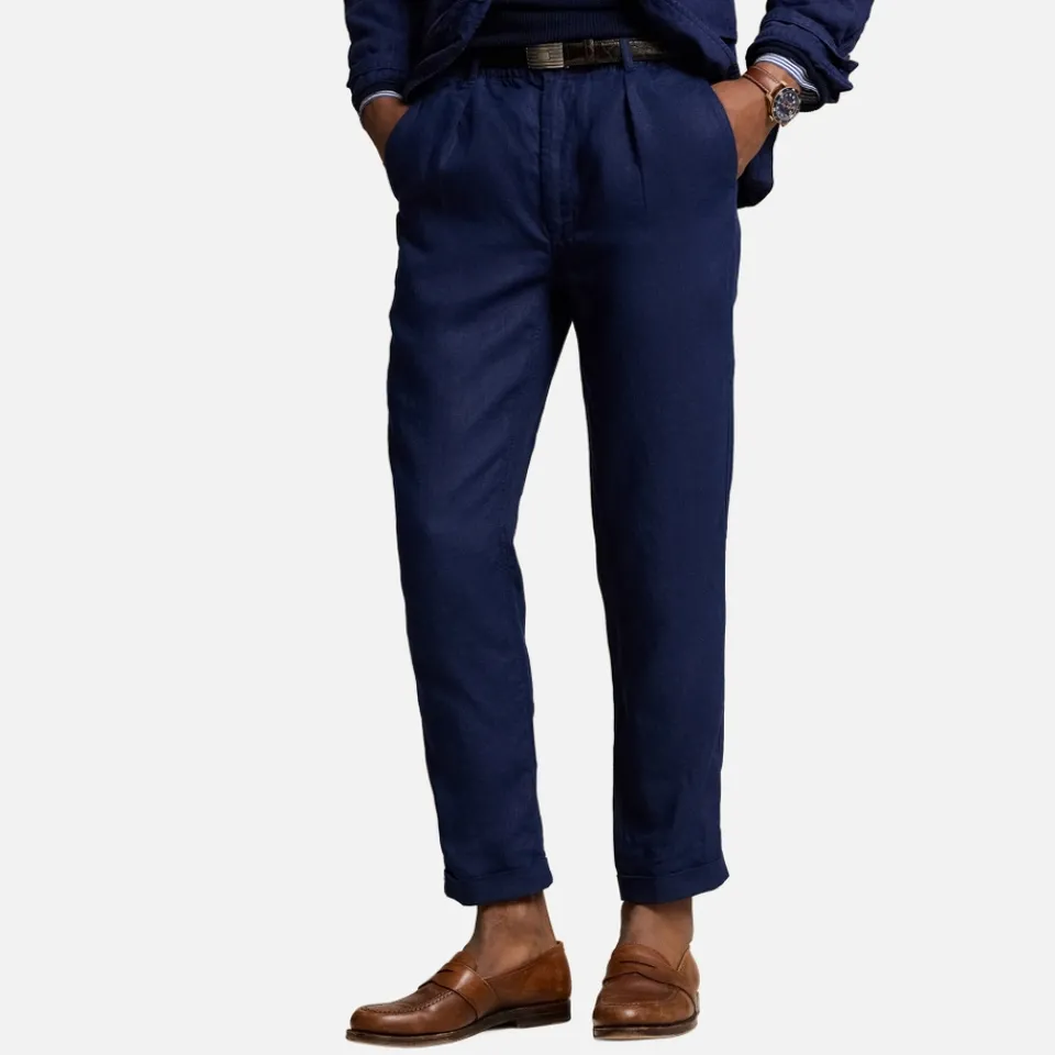 Trousers|Polo Ralph Lauren Classic Fit Linen Prepster Trousers - S
