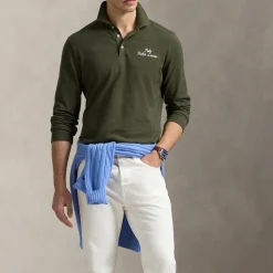 Polo Shirts|Polo Ralph Lauren Classic-Fit Cotton-Piqué Polo Shirt - S