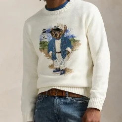 Knitwear|Dr. Martens Polo Ralph Lauren Cotton Intarsia-Knit Jumper - M