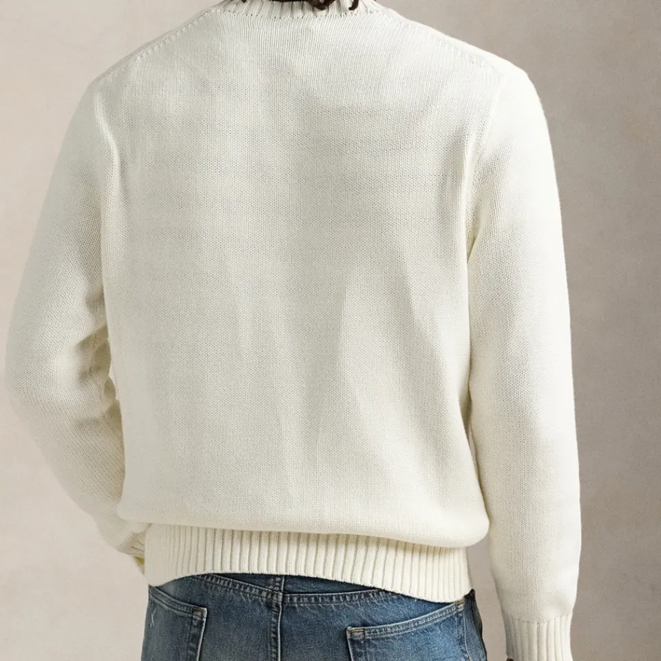 Knitwear|Dr. Martens Polo Ralph Lauren Cotton Intarsia-Knit Jumper - M