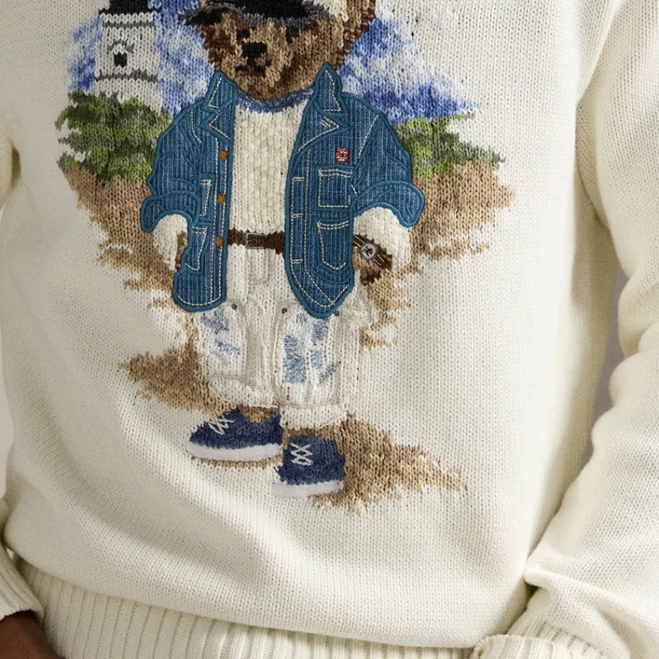 Knitwear|Dr. Martens Polo Ralph Lauren Cotton Intarsia-Knit Jumper - M