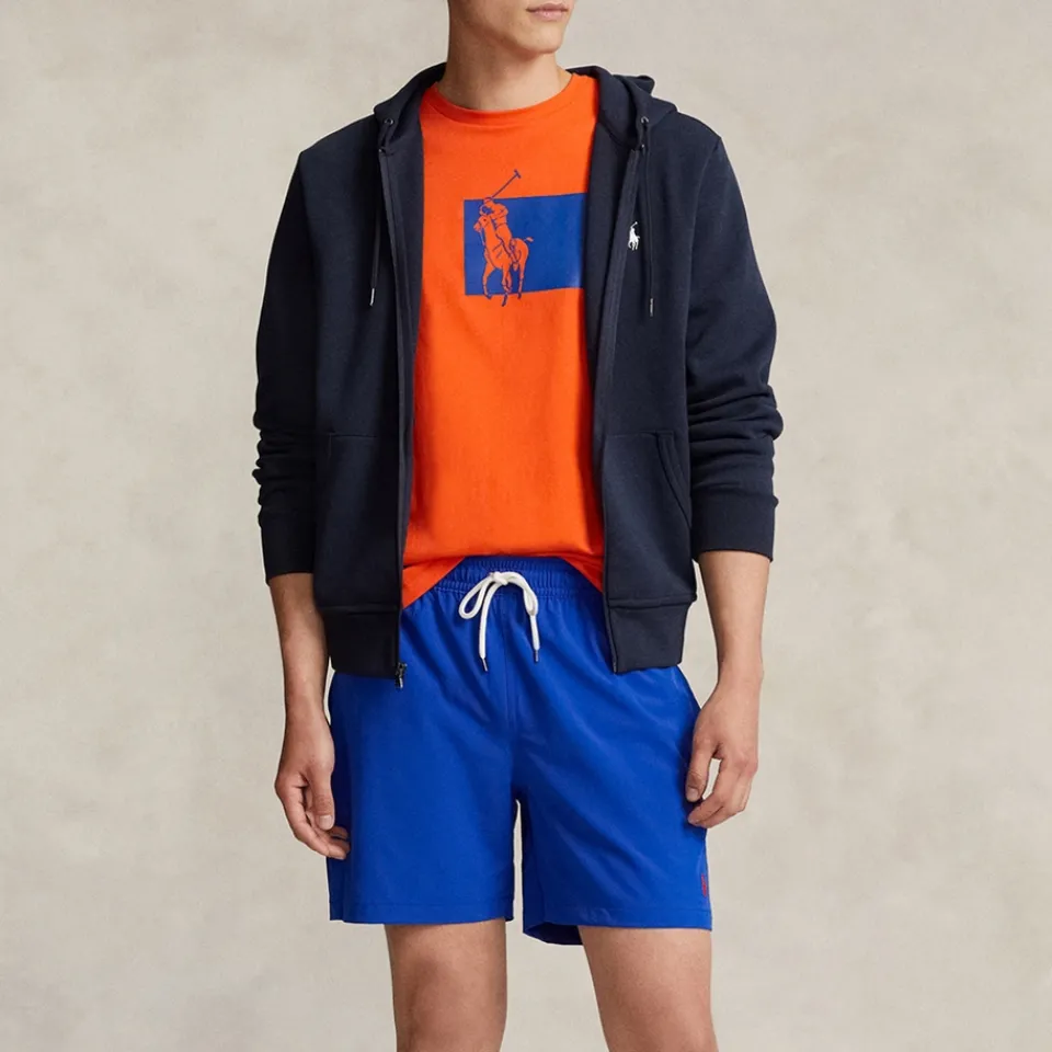 Loungewear|Sweatshirts|Polo Ralph Lauren Cotton-Blend Zipped Hoodie - S