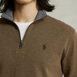 Knitwear|Museum of Peace & Quiet Polo Ralph Lauren Cotton-Jersey Half-Zip Jumper - L