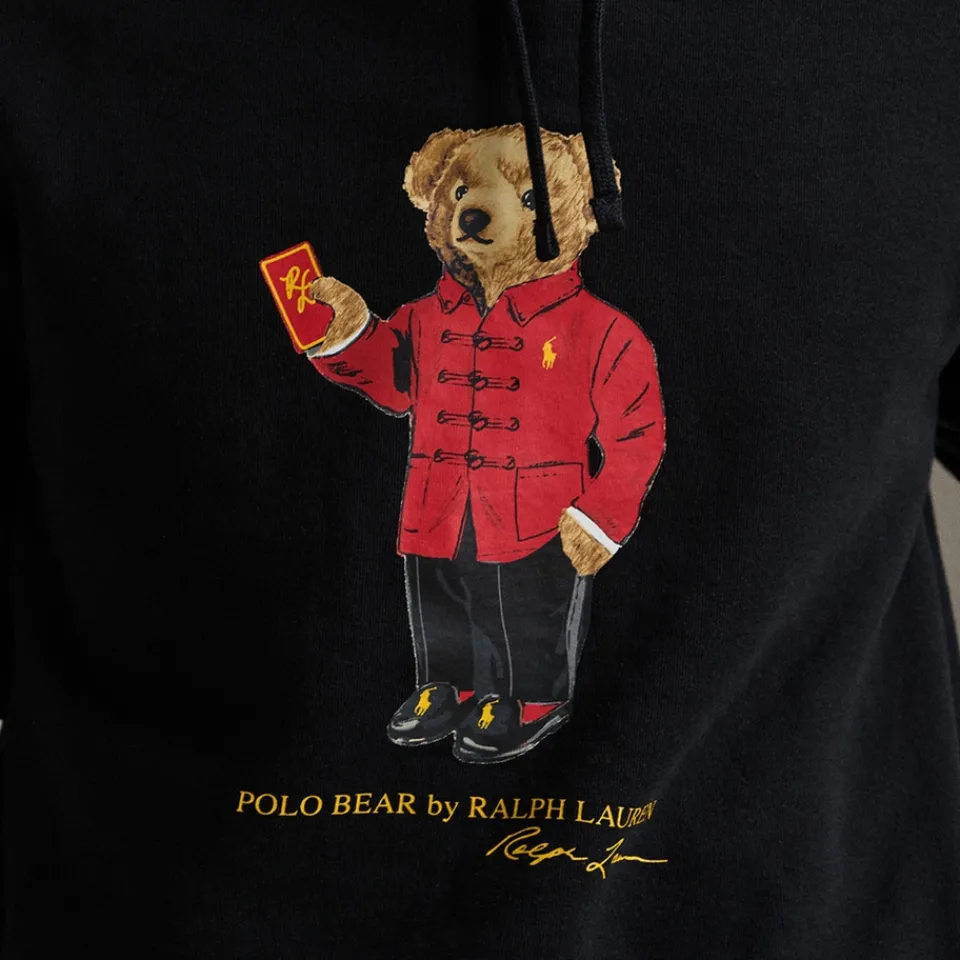 Sweatshirts|Tory Burch Polo Ralph Lauren Cotton-Jersey Bear Hoodie - S
