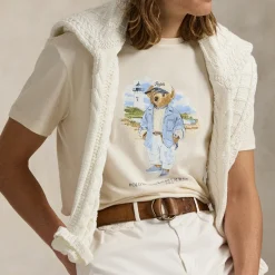 T-Shirts|T-Shirts|Dr. Martens Polo Ralph Lauren Cotton-Jersey Summer Bear T-Shirt - M