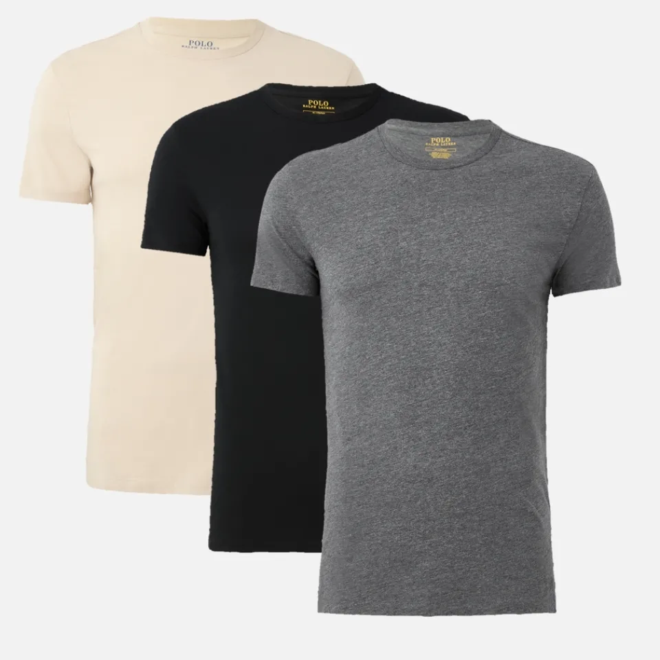 T-Shirts|T-Shirts|Polo Ralph Lauren Cotton-Jersey 3 Pack T-Shirts - S