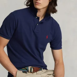 Polo Shirts|Ganni Polo Ralph Lauren Cotton-Piqué Custom Polo Shirt - S
