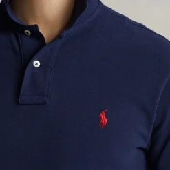 Polo Shirts|Ganni Polo Ralph Lauren Cotton-Piqué Custom Polo Shirt - S