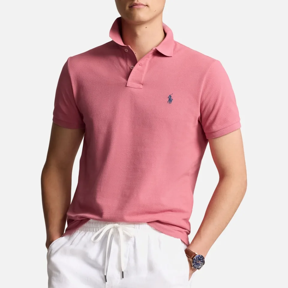 Polo Shirts|Polo Ralph Lauren Cotton-Piqué Custom-Fit Polo Shirt - S