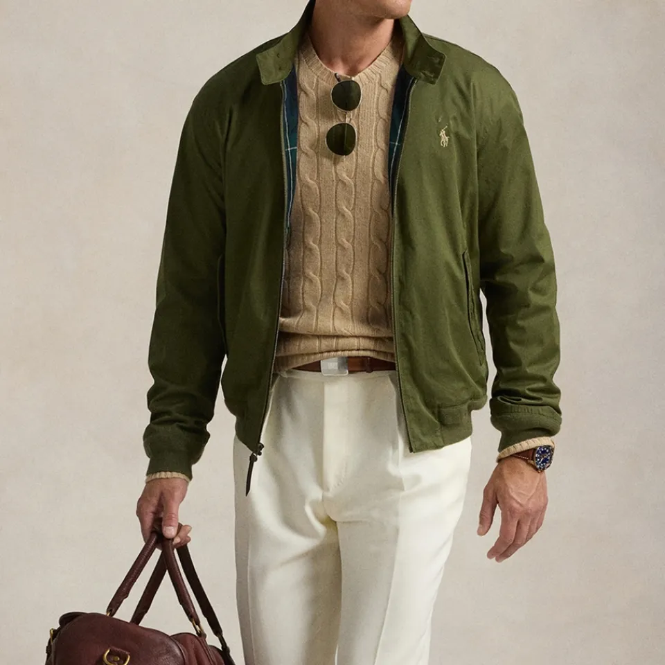 Jackets|Coats|Polo Ralph Lauren x Wimbledon Polo Ralph Lauren Cotton-Twill Windbreaker Jacket - XXL