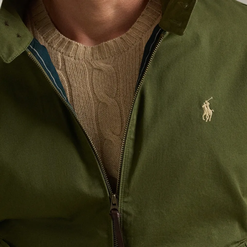 Jackets|Coats|Polo Ralph Lauren x Wimbledon Polo Ralph Lauren Cotton-Twill Windbreaker Jacket - XXL