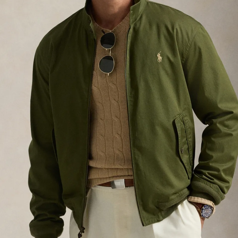 Jackets|Coats|Polo Ralph Lauren x Wimbledon Polo Ralph Lauren Cotton-Twill Windbreaker Jacket - XXL