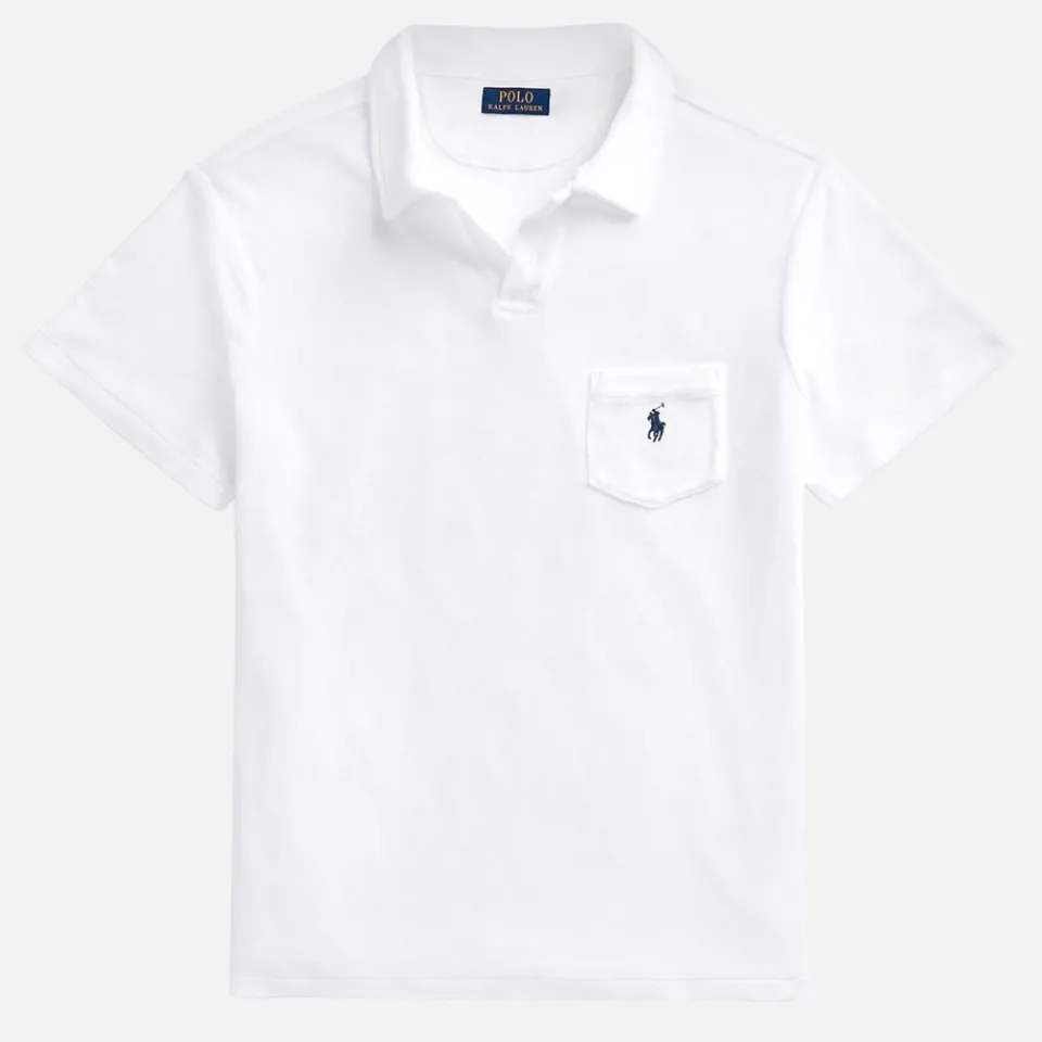 Polo Shirts|Polo Ralph Lauren Cotton-Terry Custom-Fit Polo Shirt - XL