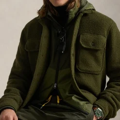 Jackets|Coats|NN.07 Polo Ralph Lauren Curly Hi-Pile Shirt Jacket - S