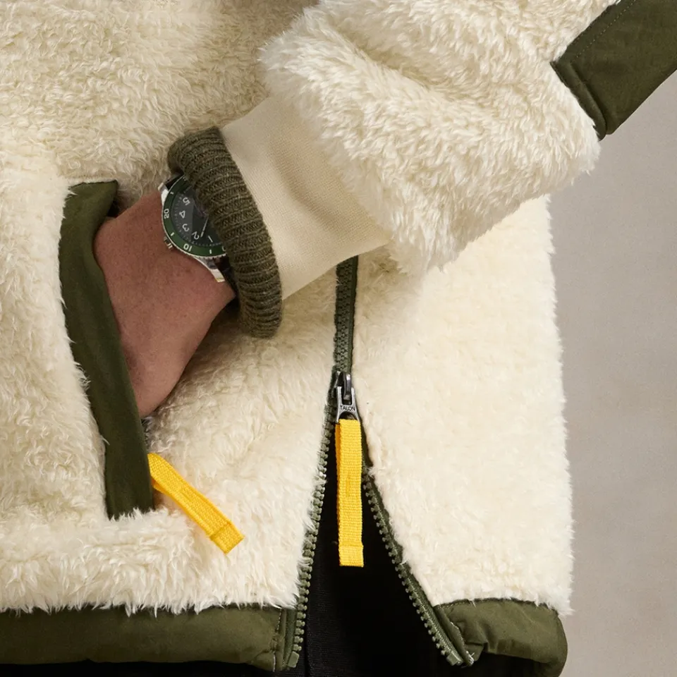 Jackets|Coats|Dr. Martens Polo Ralph Lauren Curly Hi-Pile Half-Zip Jacket - S