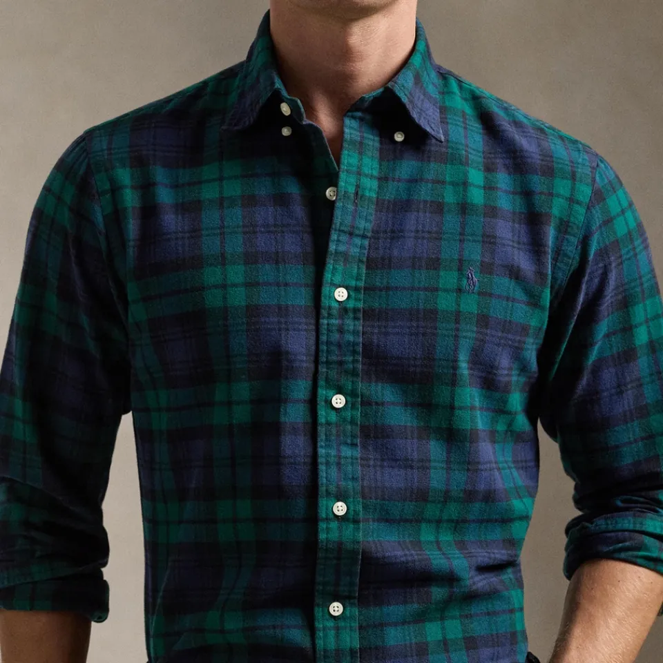 Shirts|Shirts|Vans Polo Ralph Lauren Custom Fit Brushed Oxford Cotton Shirt - XL