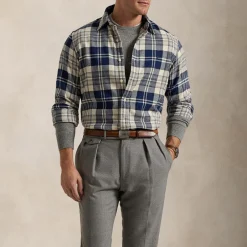 Shirts|Shirts|Dr. Martens Polo Ralph Lauren Custom Fit Checked Cotton Shirt - S